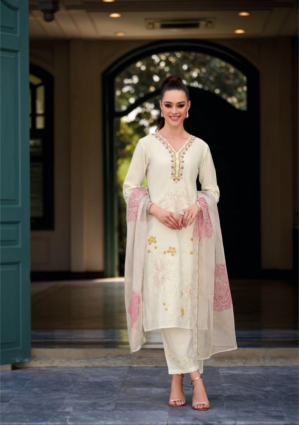 Lady Leela Rabya Silk Kurti Bottom With Dupatta